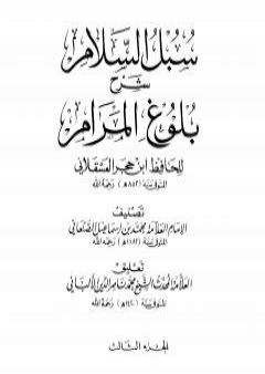 تحميل كتاب سبل السلام شرح بلوغ المرام من أدلة الأحكام - المجلد الثالث PDF